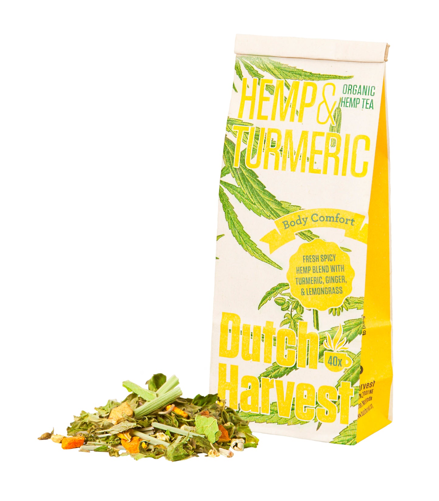 (5 pack bundle) Dutch Harvest - Hemp tea - Organic loose leaves
