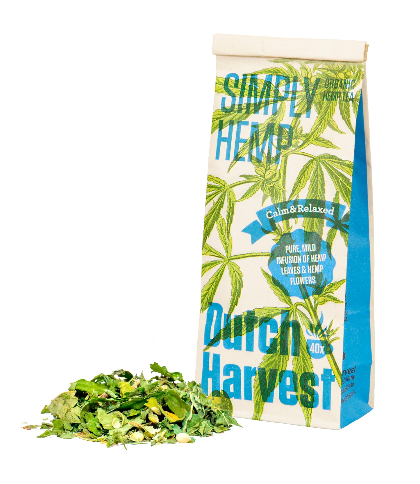(5 pack bundle) Dutch Harvest - Hemp tea - Organic loose leaves
