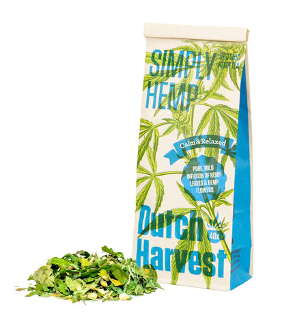 (5 pack bundle) Dutch Harvest - Hemp tea - Organic loose leaves