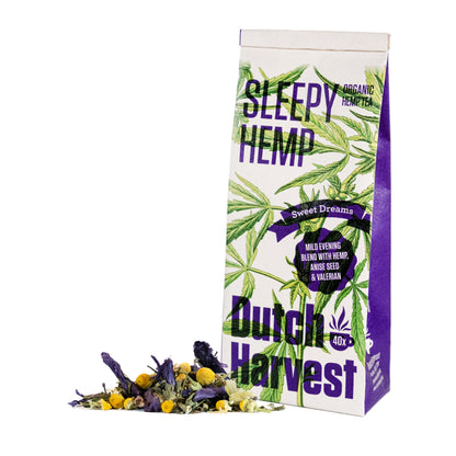 (5 pack bundle) Dutch Harvest - Hemp tea - Organic loose leaves